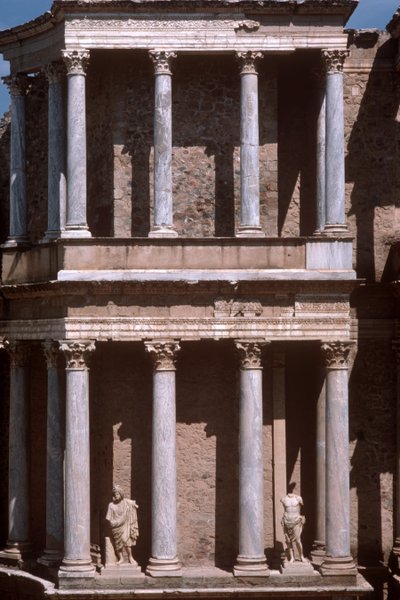 View of the Theatre, Begun 24 BC by Roman